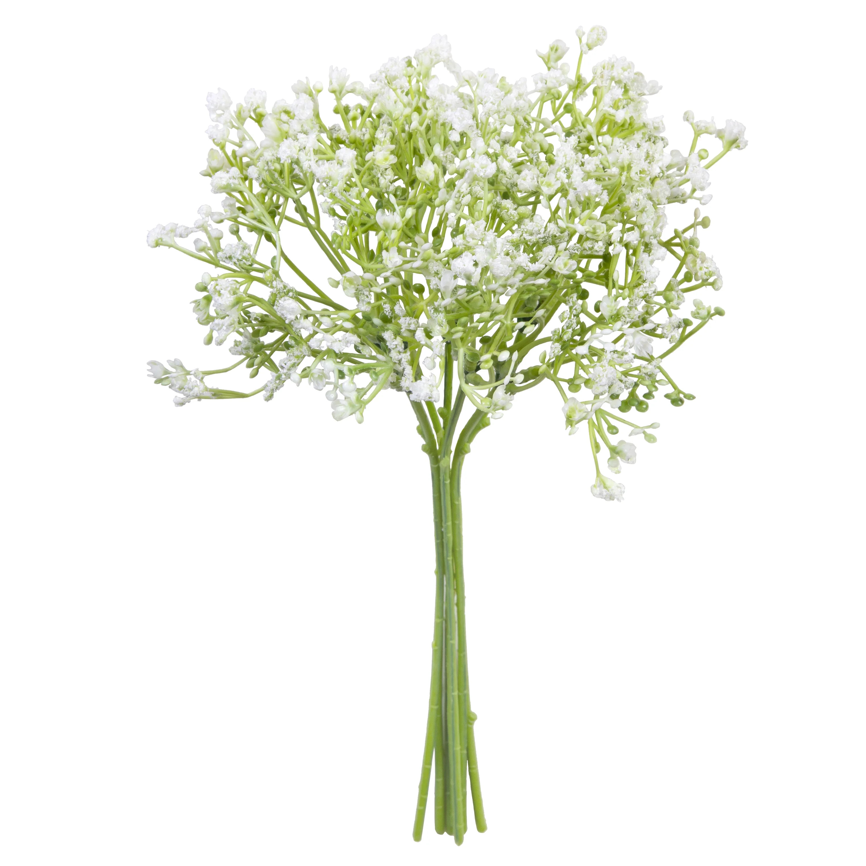 Mainstays Baby's Breath Pick, Solid, White Green, 13" | Walmart (US)