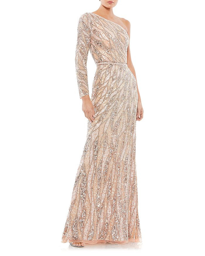 Mac Duggal
            
    
                    
                        One Shoulder Sequin Gow... | Bloomingdale's (US)