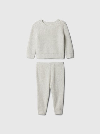 Baby Ribbed Sweater Two-Piece Outfit Set | Gap Factory