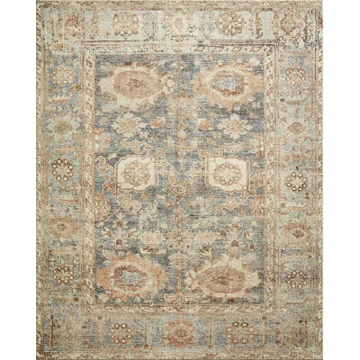 Loloi Margot Ocean/Spice Area Rug Feat. CloudPile | Wayfair North America