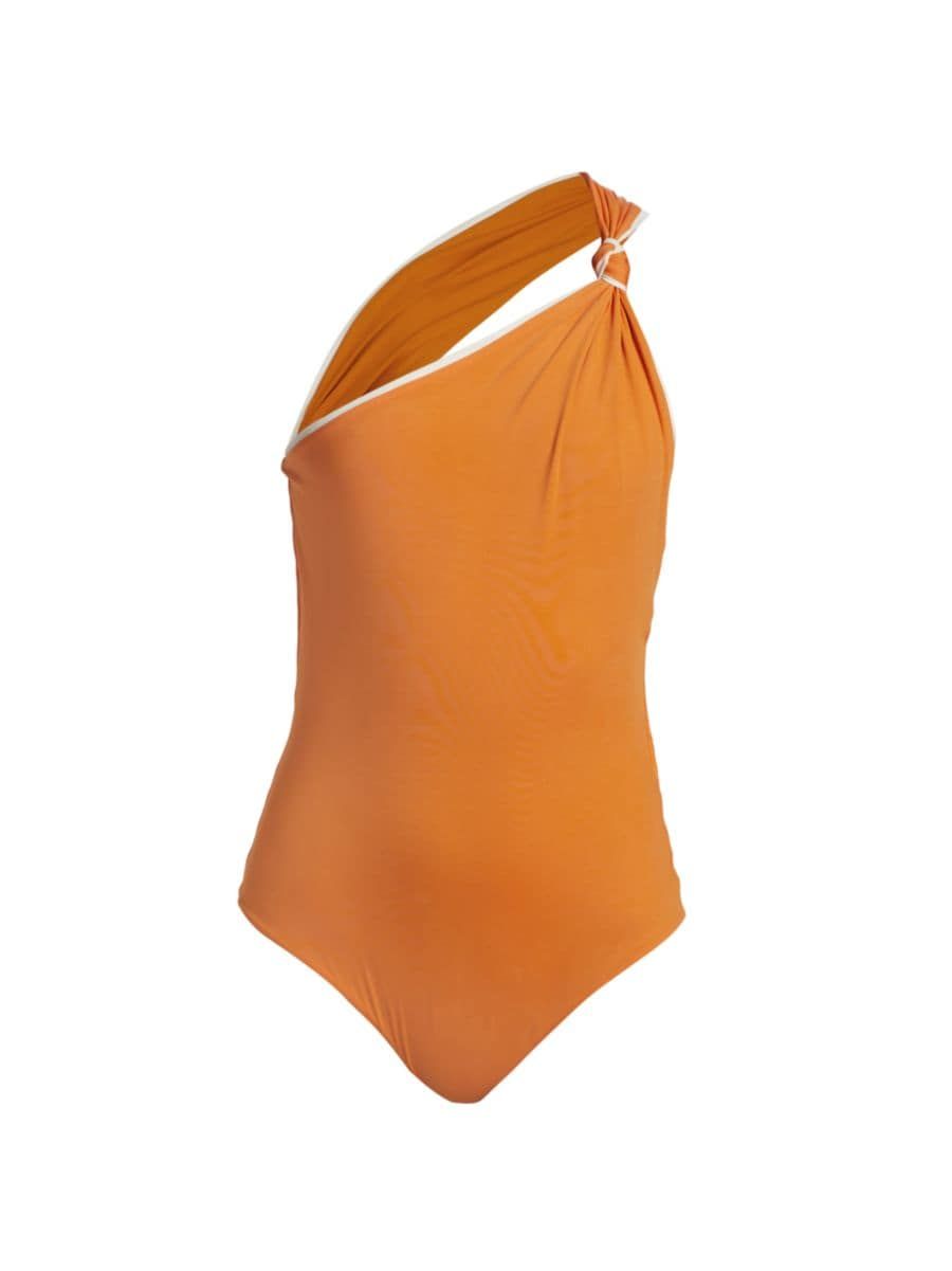 Native Canoe Belted One-Piece Swimsuit | Saks Fifth Avenue