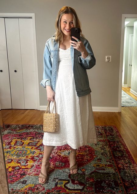 Spring outfit idea from target / spring heels, white dress, Easter dress, vacation outfit, nude lip, spring heels, spring purse #springoutfit #targetoutfit #easterdress #springdress 

#LTKsalealert #LTKfindsunder50 #LTKshoecrush