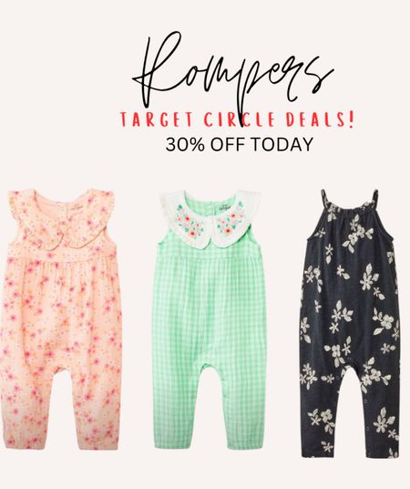 Toddler Rompers 30% OFF #targetcircleweek #targetcircle #targetbaby 

#LTKsalealert #LTKkids