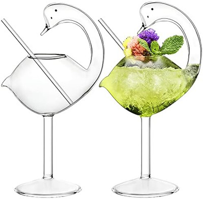 Cocktail Glasses 6.8oz 200ml Set of 2 Lead-Free Martini Glasses Whiskey Glasses Creative Beauty S...