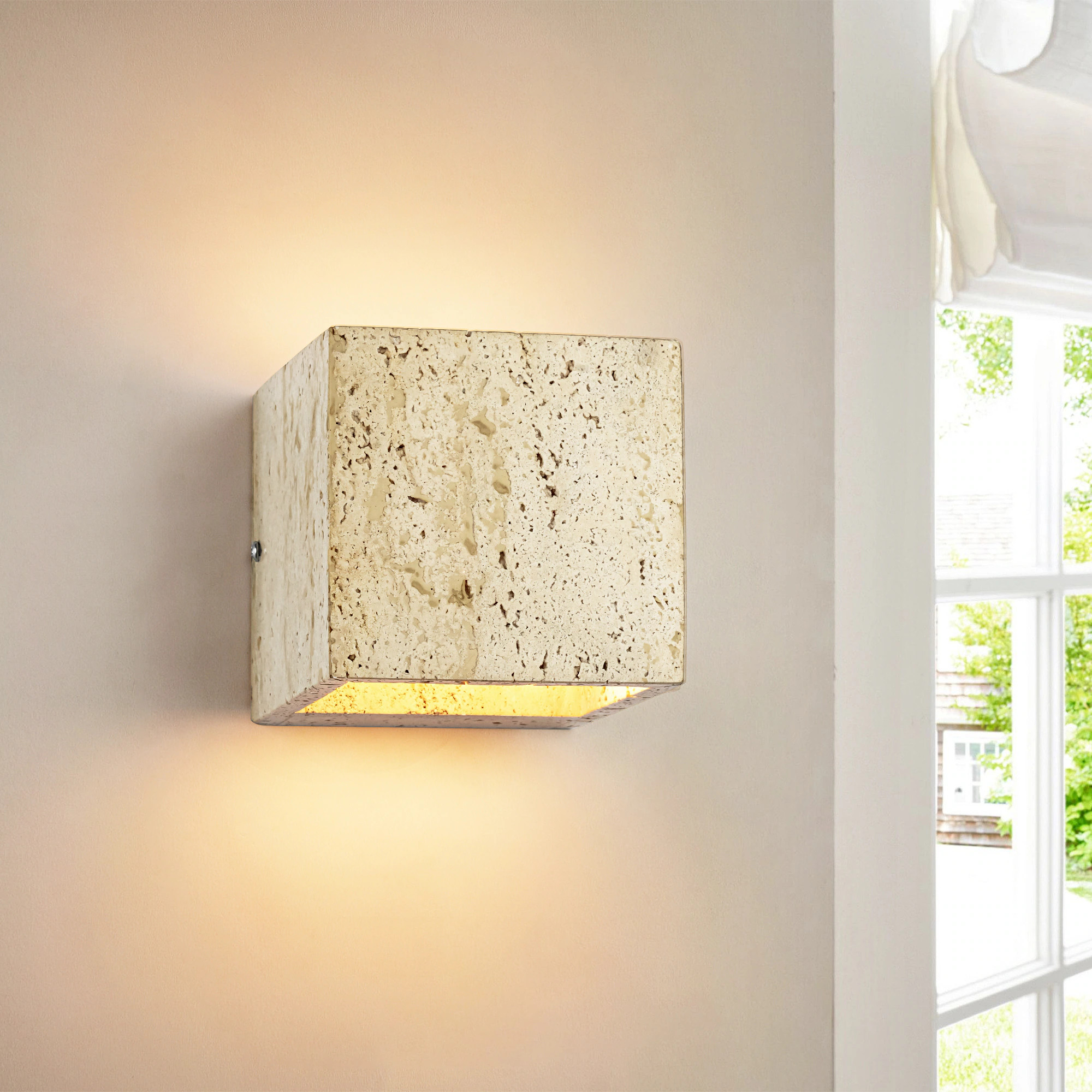 Y'INSP Elden 4.72-in W 1 -Light Brown French country/cottage Integrated LED Wall Sconce one_size | 1069272 | Lowe's