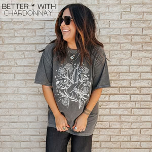 Floral Peace Sign Tee | Mountain Moverz