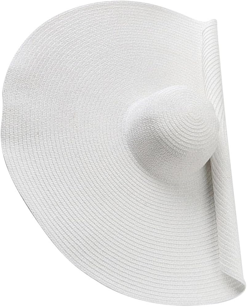 Tianbi Women's Sun Straw Hat with Wide Brim, Oversized Beach Straw Hats, Foldable Floppy Sun Hat,... | Amazon (DE)