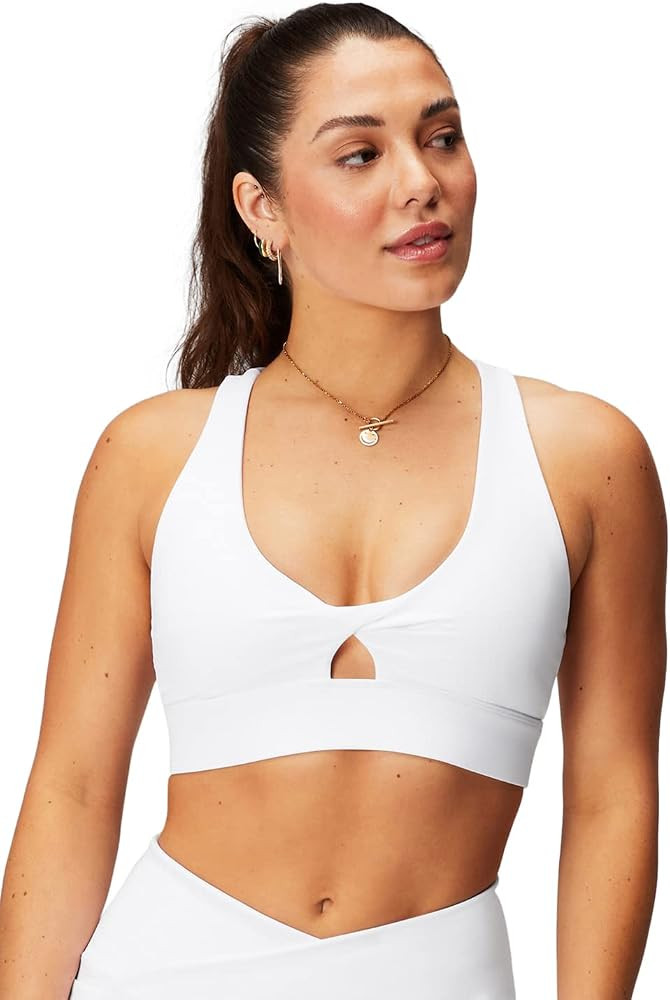 Fabletics Women's Oasis Twist Sports Bra, Workout, Yoga, Athletic, Fitness | Amazon (US)