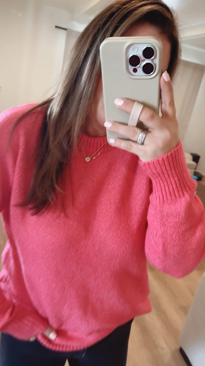 Loving this pink sweater! It’s incredibly soft and cozy! Only $13, available in lots of colors! 

#LTKfindsunder50 #LTKVideo #LTKstyletip