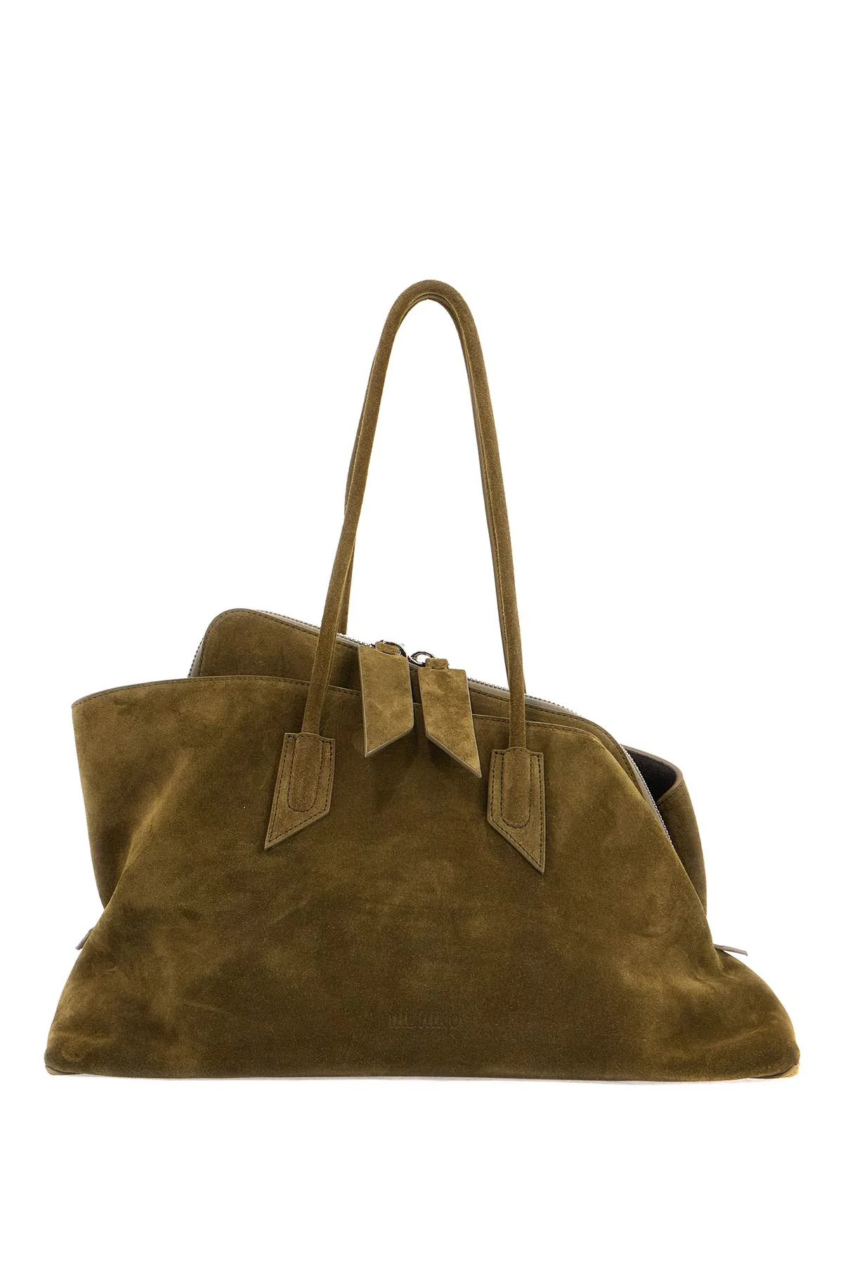 The Attico Women's Medium La Passeggiata Shoulder in Khaki | 250WAH00054LBT007AA | LOZURI