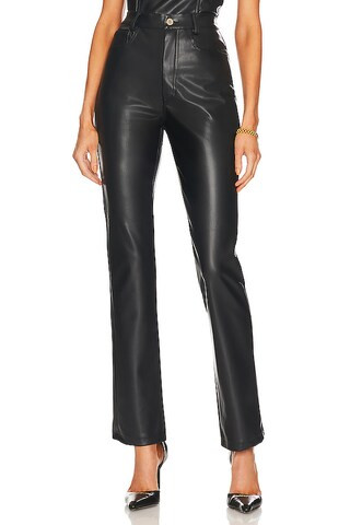 WeWoreWhat Faux Leather Kickflare in Black from Revolve.com | Revolve Clothing (Global)