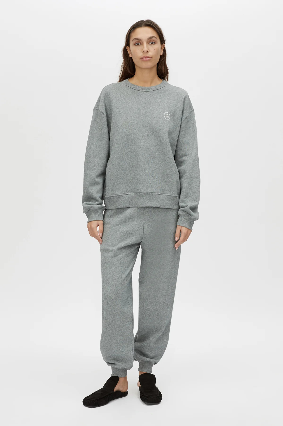 Bonnie Small Graphic Sweater in Grey Marle - CAMILLA AND MARC® C&M | CAMILLA AND MARC (ANZ)