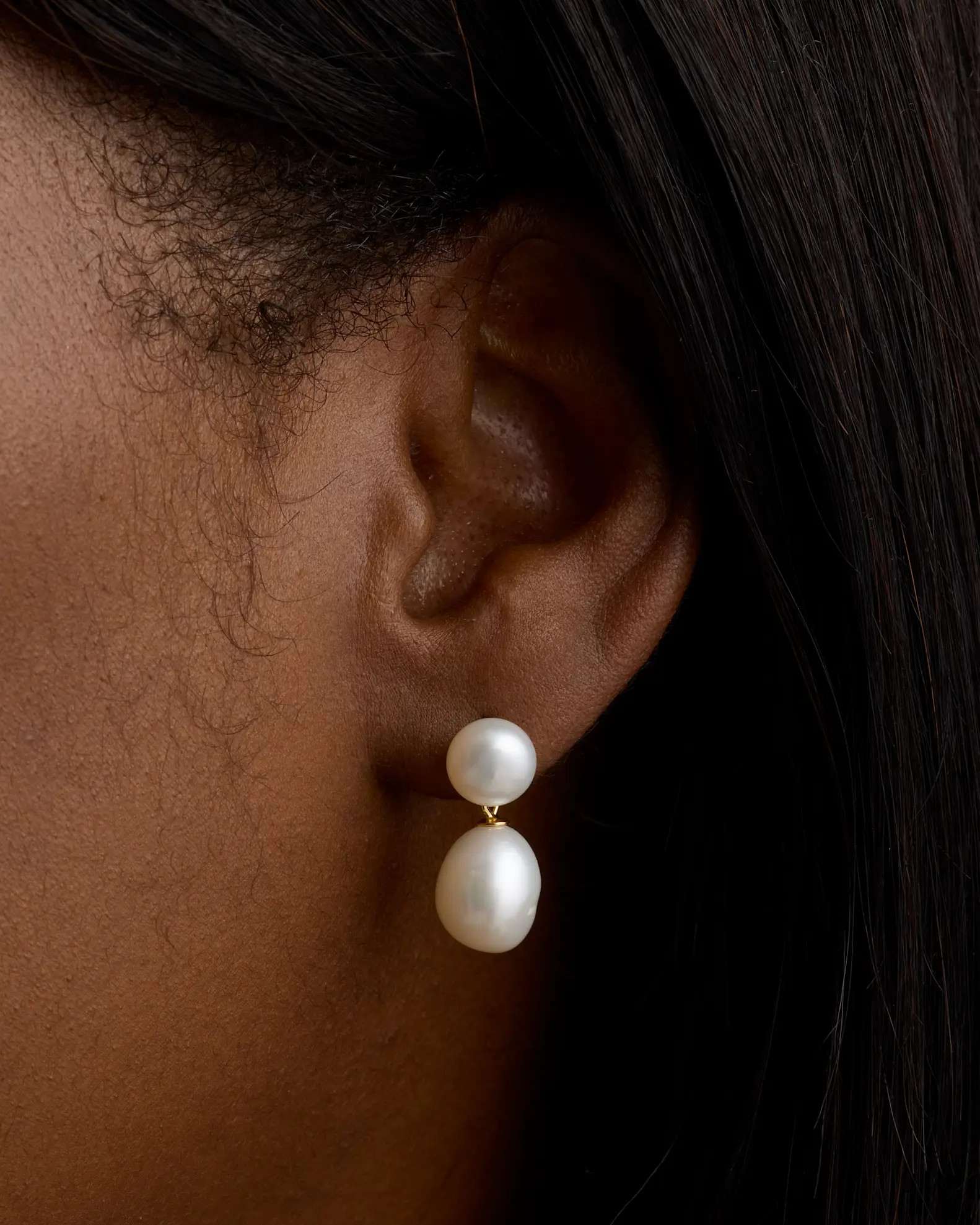 Freshwater Cultured Baroque Pearl Drop Earrings in Gold Vermeil | Quince