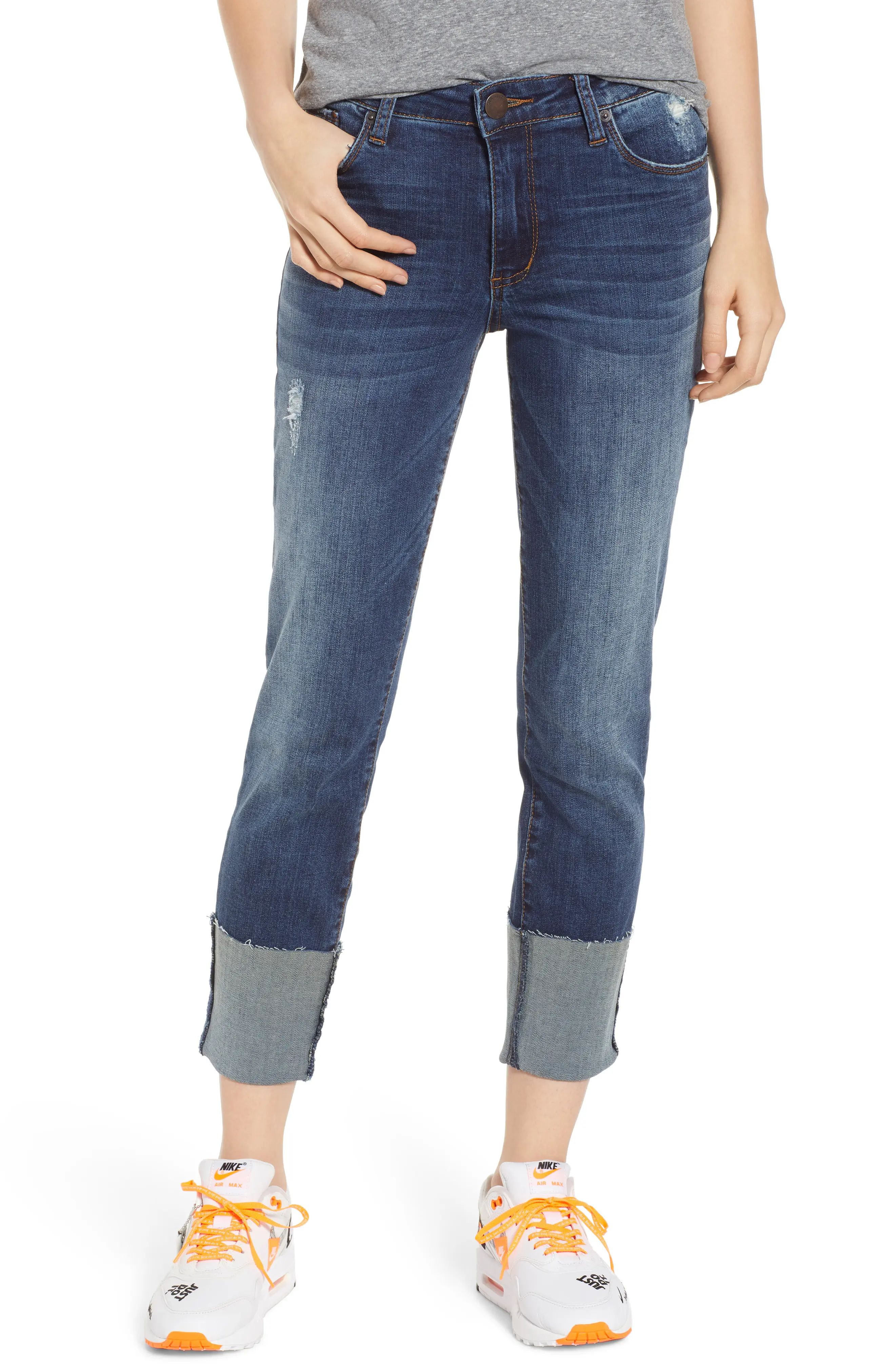 STS Blue Lucia Cuffed Straight Leg Jeans (Mace) | Nordstrom