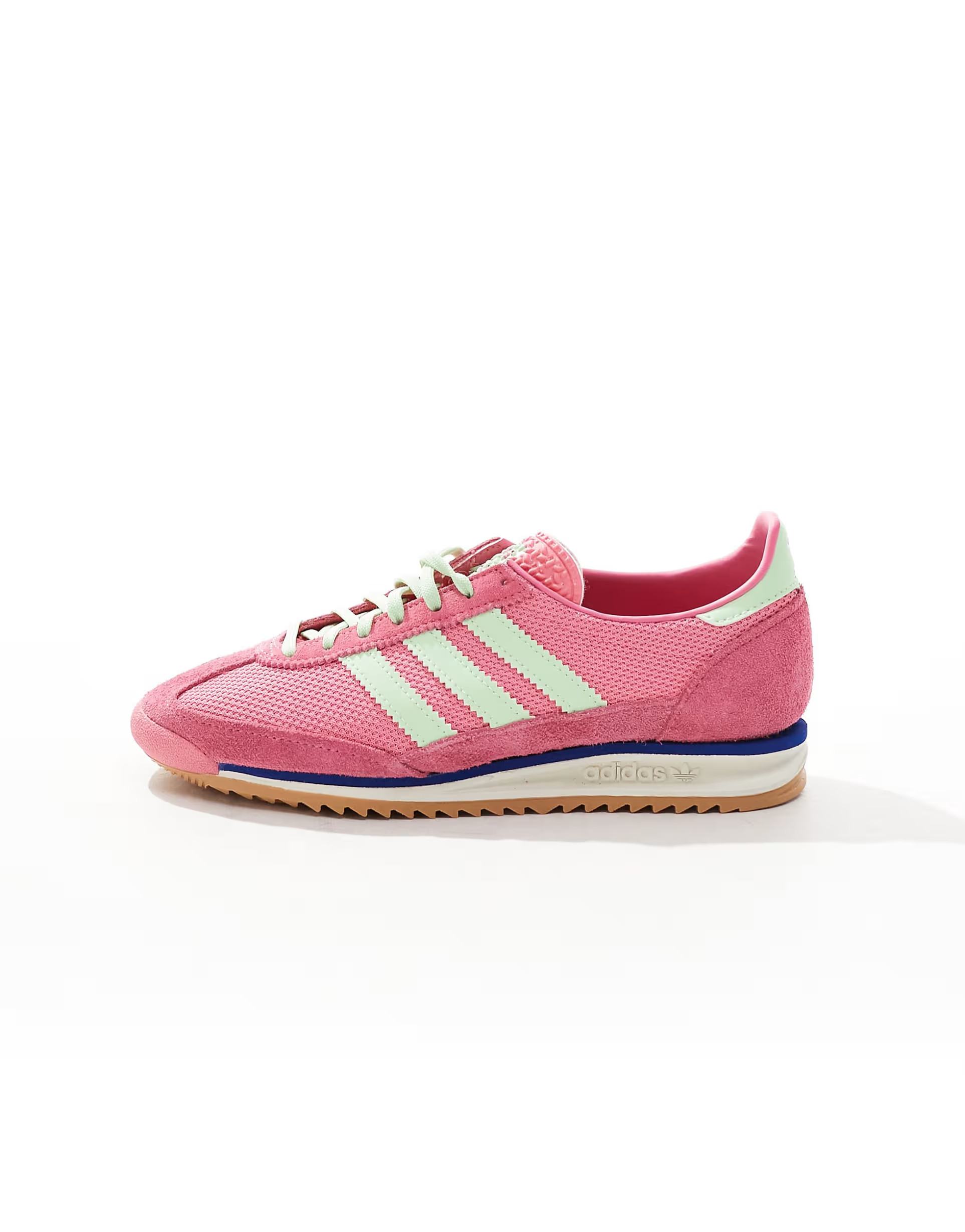 adidas Originals SL 72 OG sneakers in pink and green | ASOS (Global)