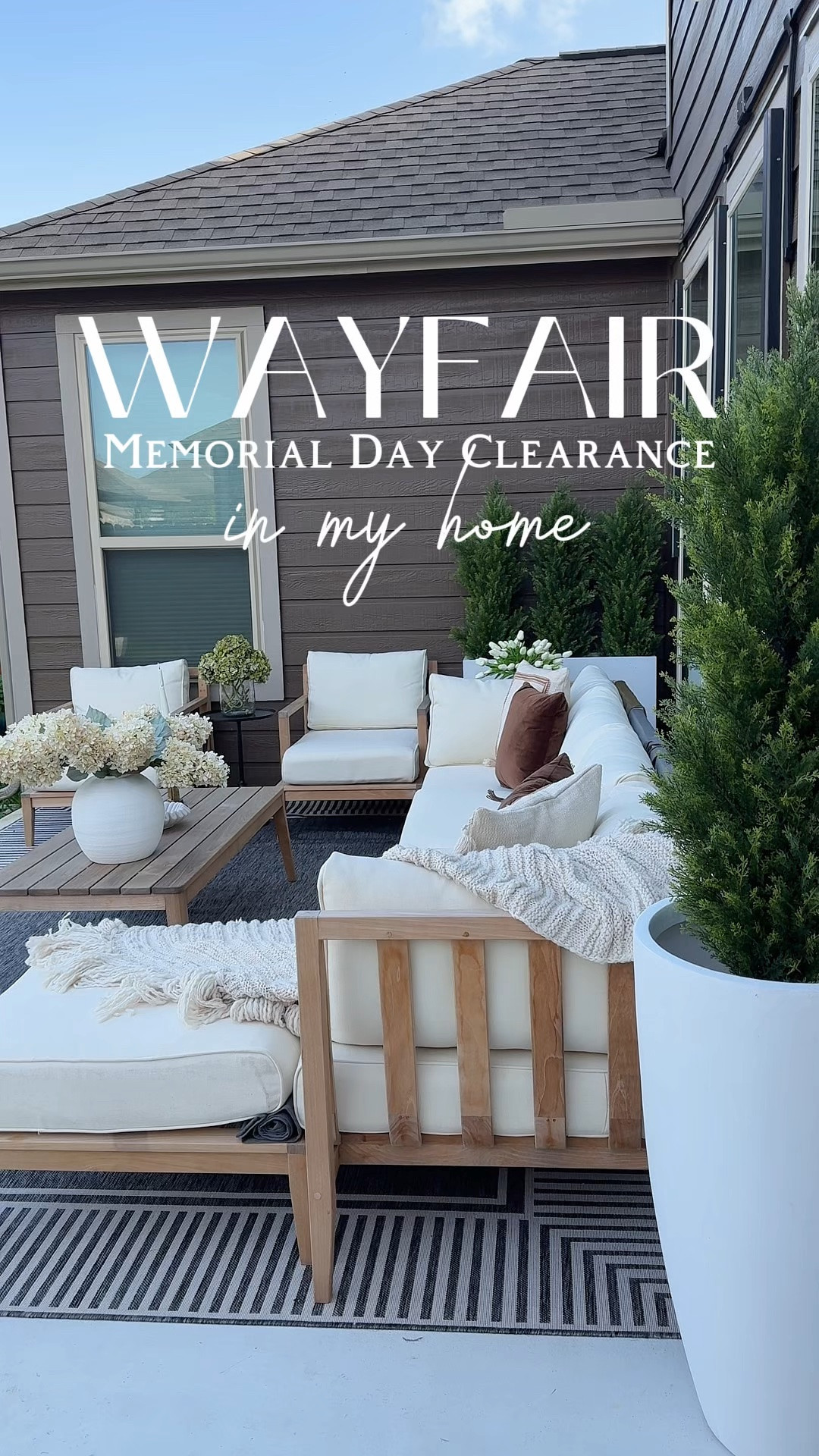 #ad @Wayfair  Memorial Day Clearance is here with up to 70% off plus fast & free shipping over $35 during the Memorial Day Clearance.  #wayfair #wayfairpartner

#LTKHome #LTKSaleAlert