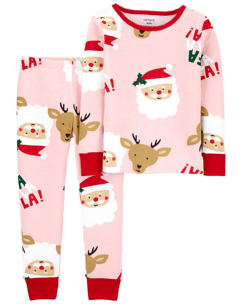 2-Piece Santa 100% Snug Fit Cotton PJs | Carter's