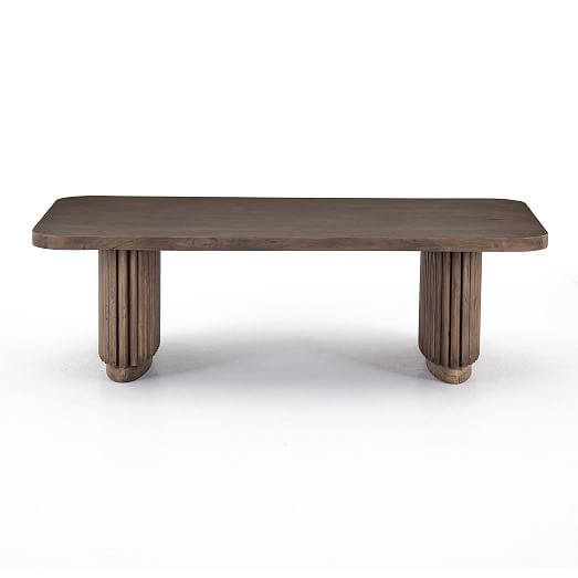 Ridged Base Coffee Table | West Elm (US)