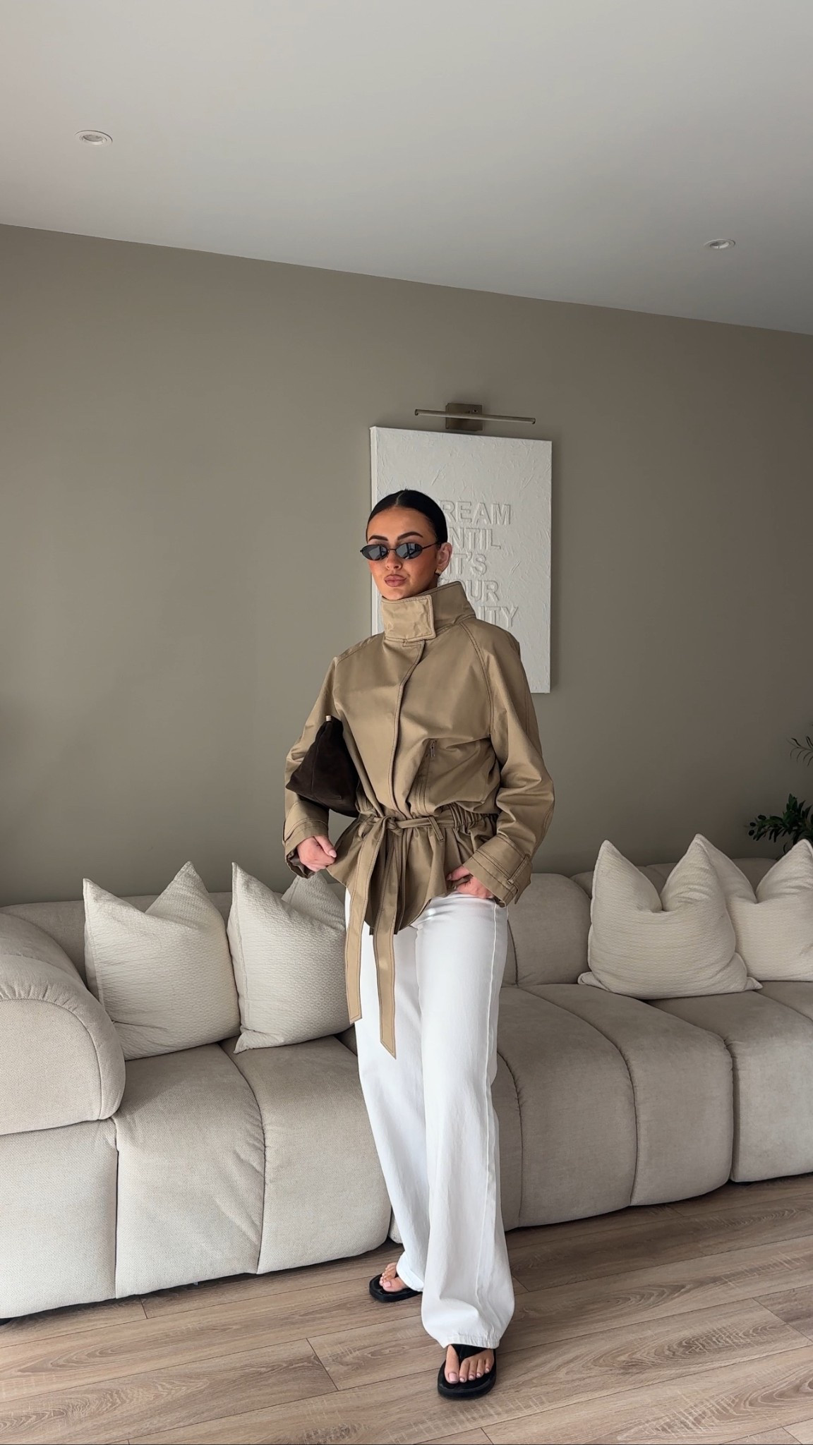 I wear a size S in the trench & size 10 in the jeans 🤍

#LTKspring #LTKuk #LTKjeans