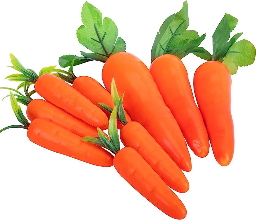 Wehhbtye 10PCS Easter Artificial Carrot-Simulation Multiple Size Spring Foam Carrots Vegetables,F... | Amazon (US)