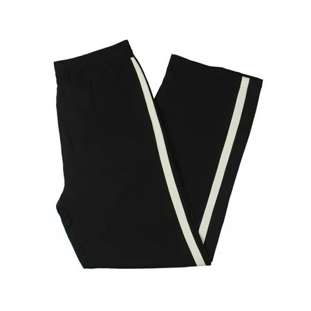 Bishop + Young Womens Pull on Striped Jogger Pants Black M | Walmart (US)