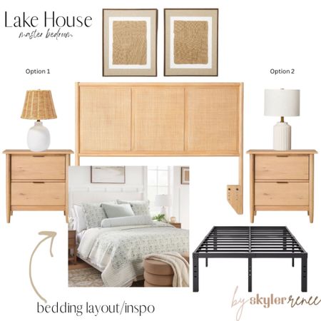 Lake house master bedroom makeover on a budget. 

#LTKstyletip #LTKhome #LTKsalealert