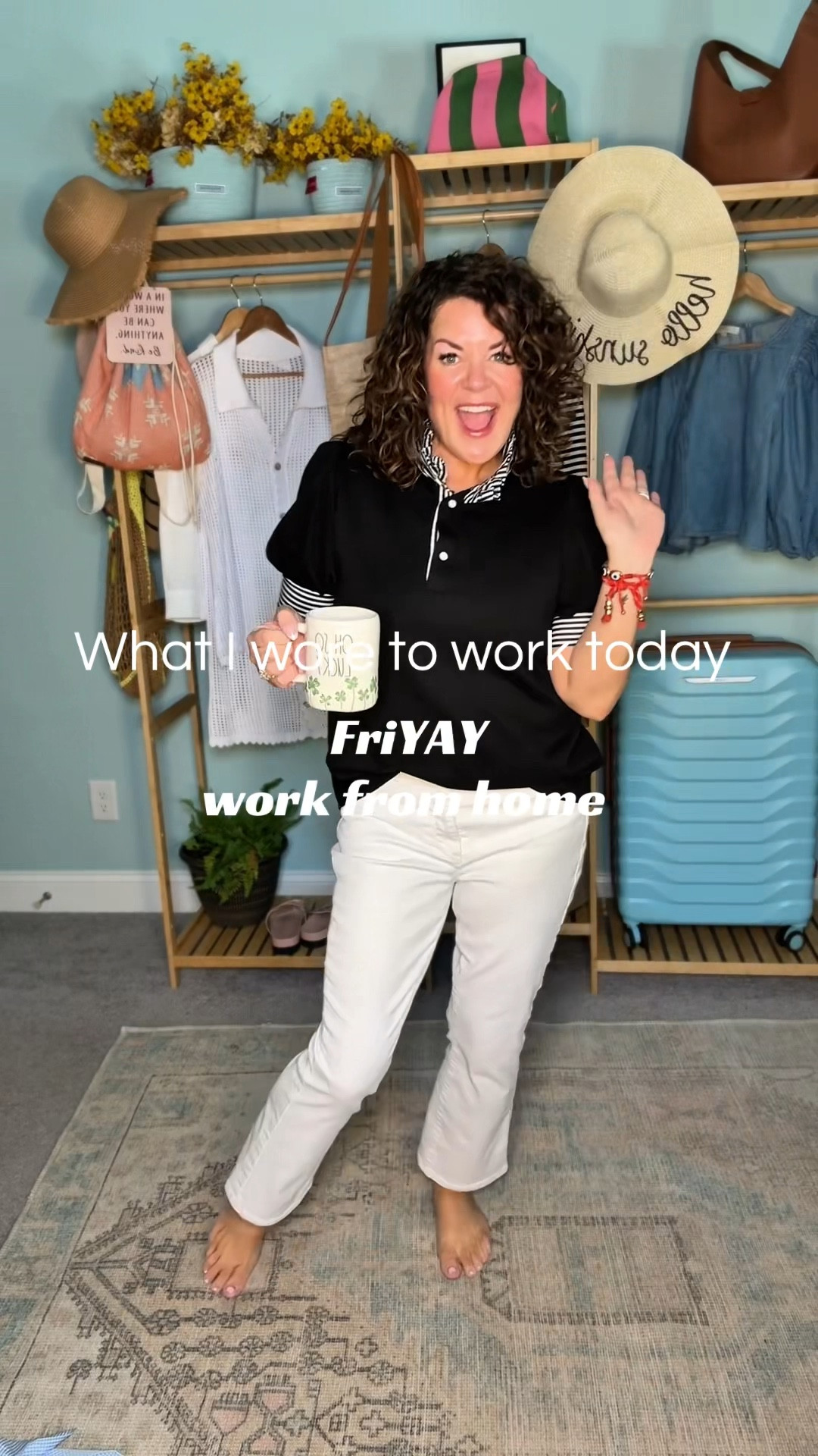 Friday work from home fit! ☀️🤍

#LTKootd #LTKMidsize #LTKOver40