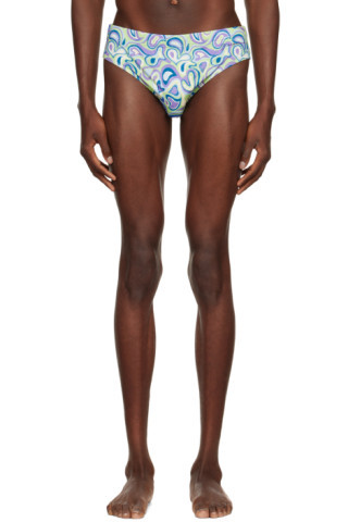 Purple Le Papier 'Le Slip De Bain' Swim Briefs | SSENSE