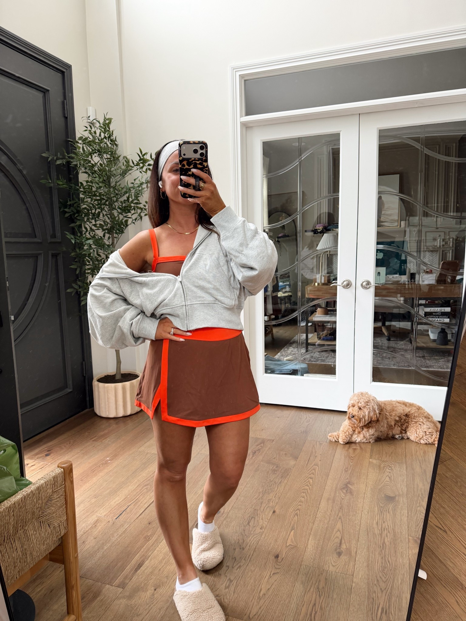 Obsessing over this brown and orange skort set 🍊

#LTKSeasonal #LTKActive #LTKootd