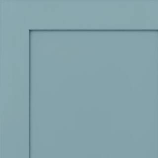 Thornton 7 5/16 in. W x 3/4 in. D x 7 5/16 in. H Quarter Cabinet Door Sample in Caribbean | The Home Depot