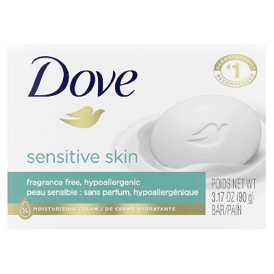 Dove - Sensitive Skin Beauty Bar Soap, 3.15 Oz | Target
