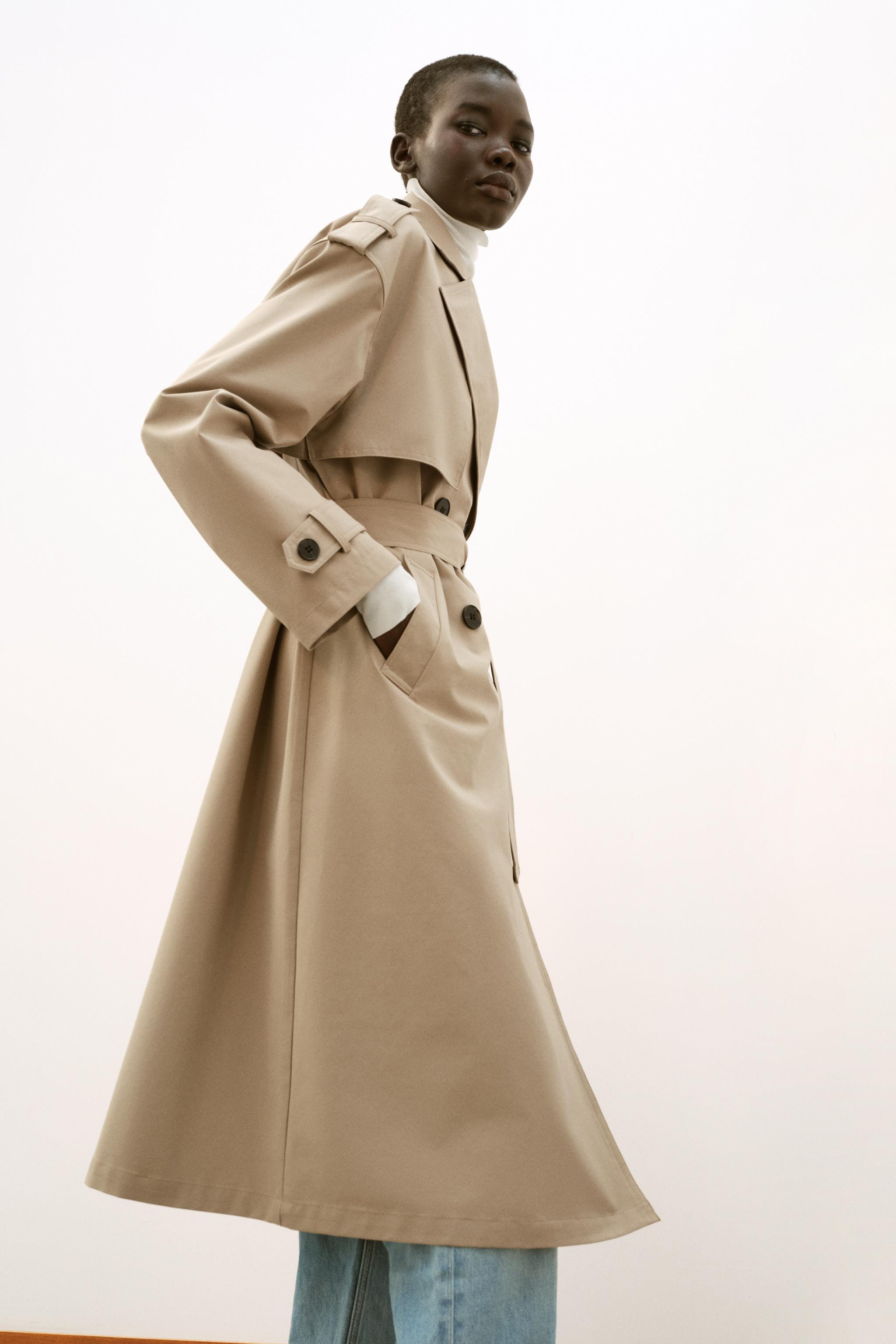 LONG BELTED TRENCH COAT | Zara US