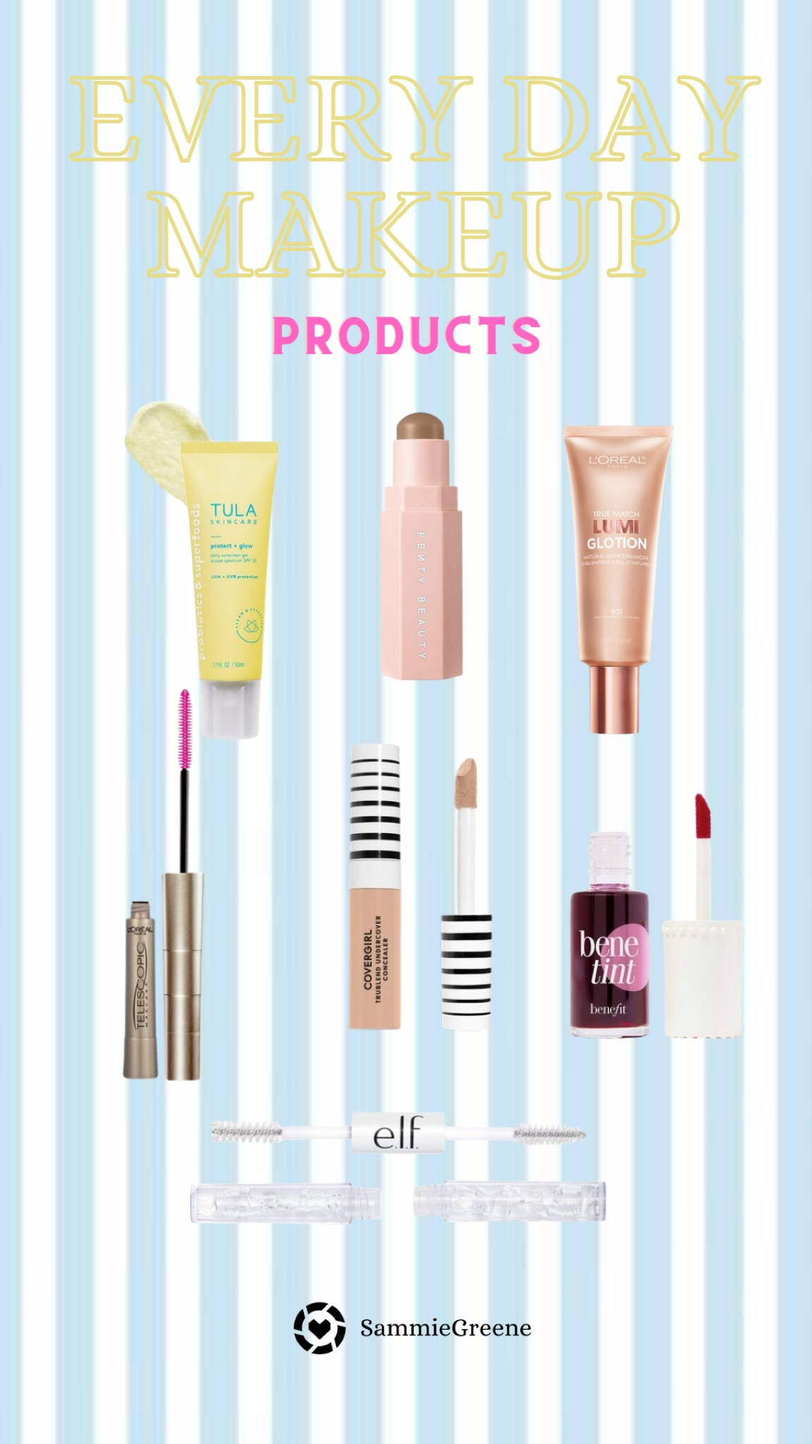 Everyday Makeup products 

#LTKbeauty #LTKSeasonal #LTKMostLoved