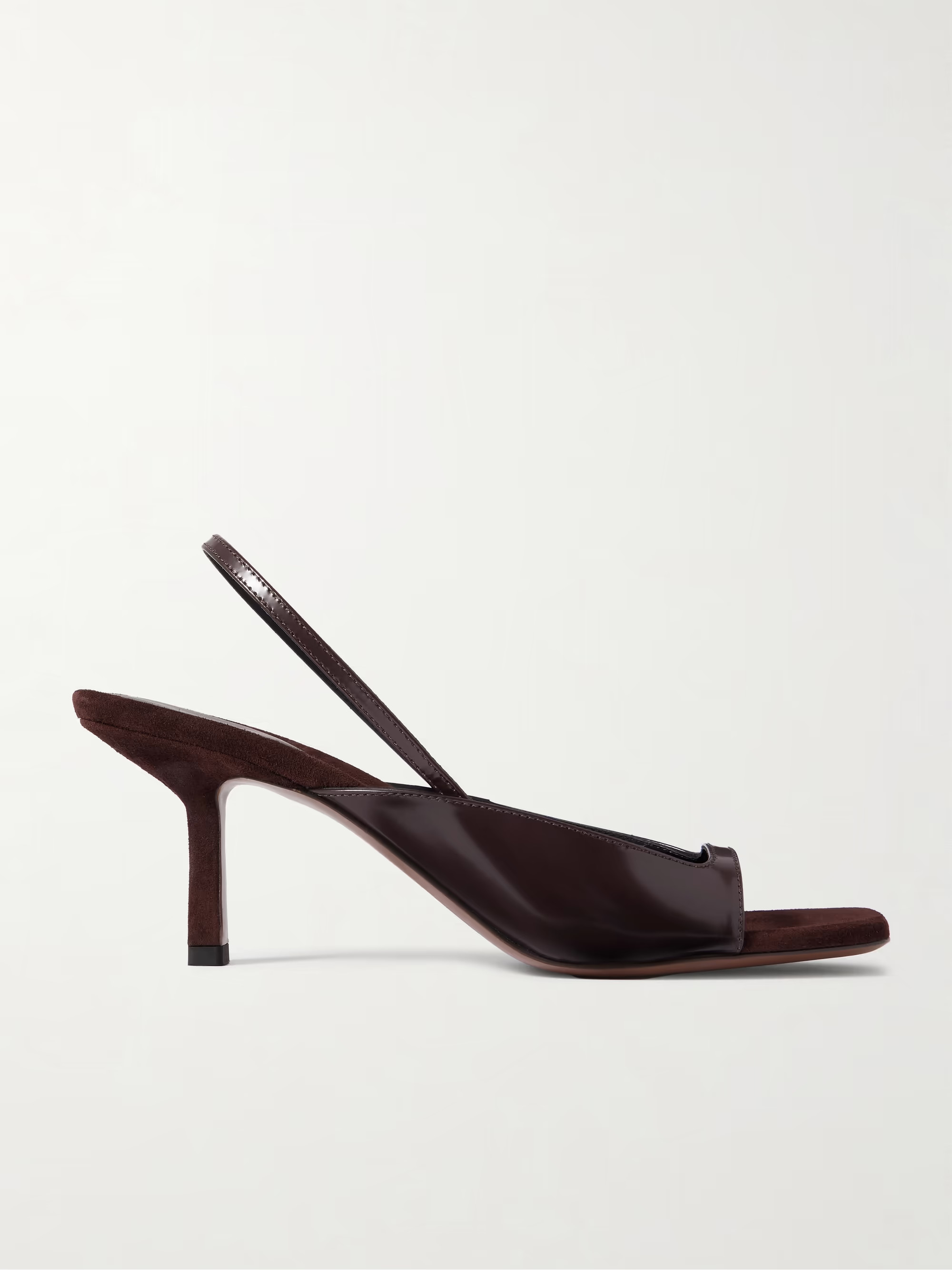 Kamui glossed-leather slingback sandals | NET-A-PORTER (US)