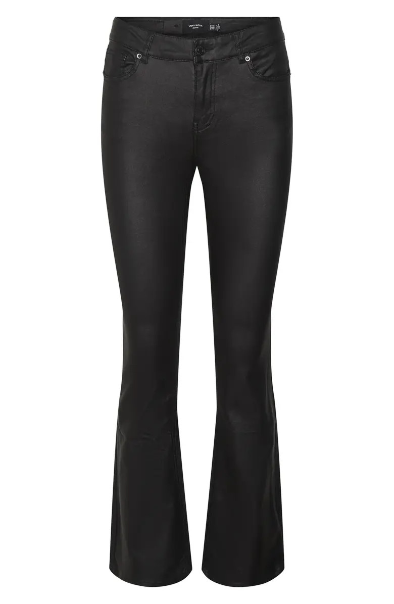 VERO MODA Coated Flare Jeans | Nordstrom | Nordstrom