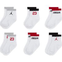 Jordan Baby (12–24) Legacy Ankle Gripper Socks (6 Pairs) - White | Nike (UK)