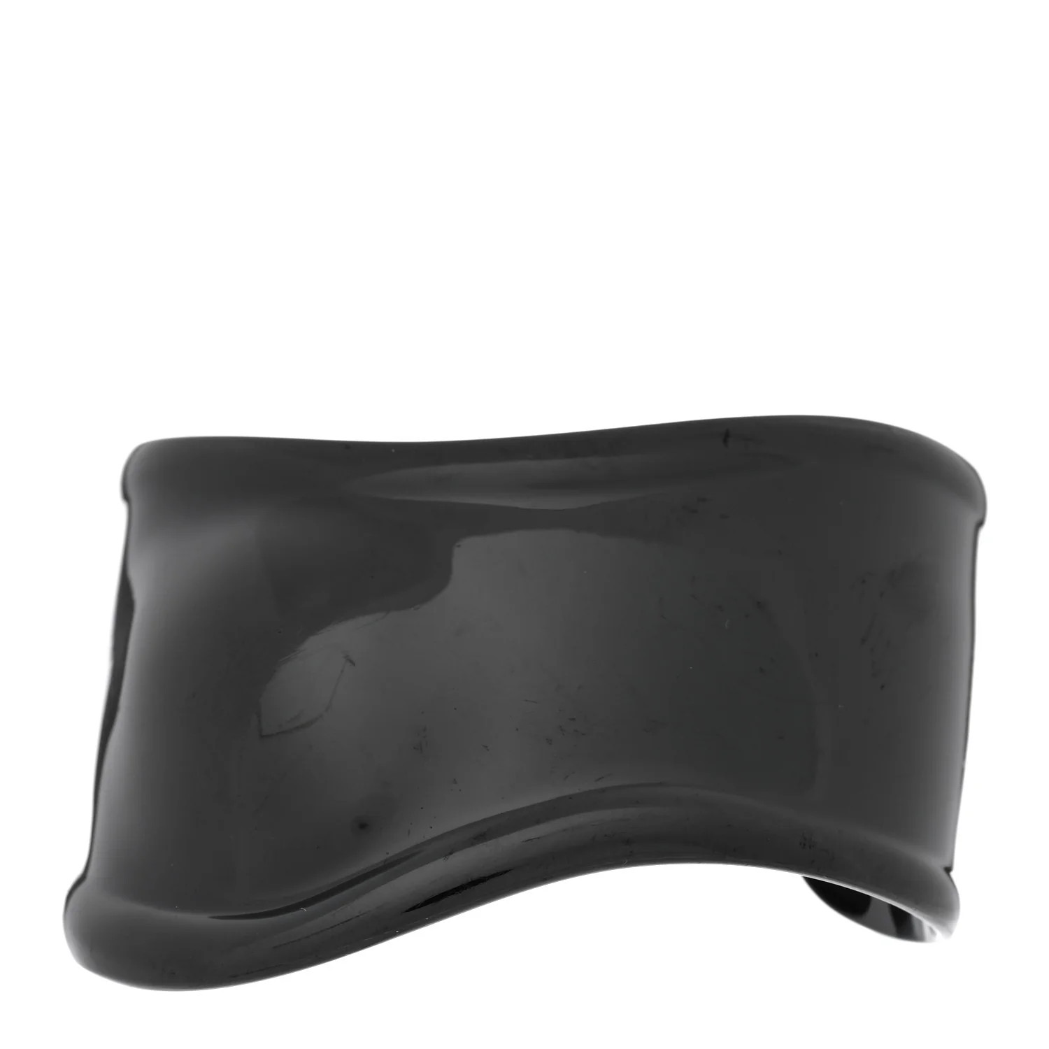 Tiffany Copper Small Elsa Peretti Right Wrist Bone Cuff Bracelet Black | FASHIONPHILE (US)