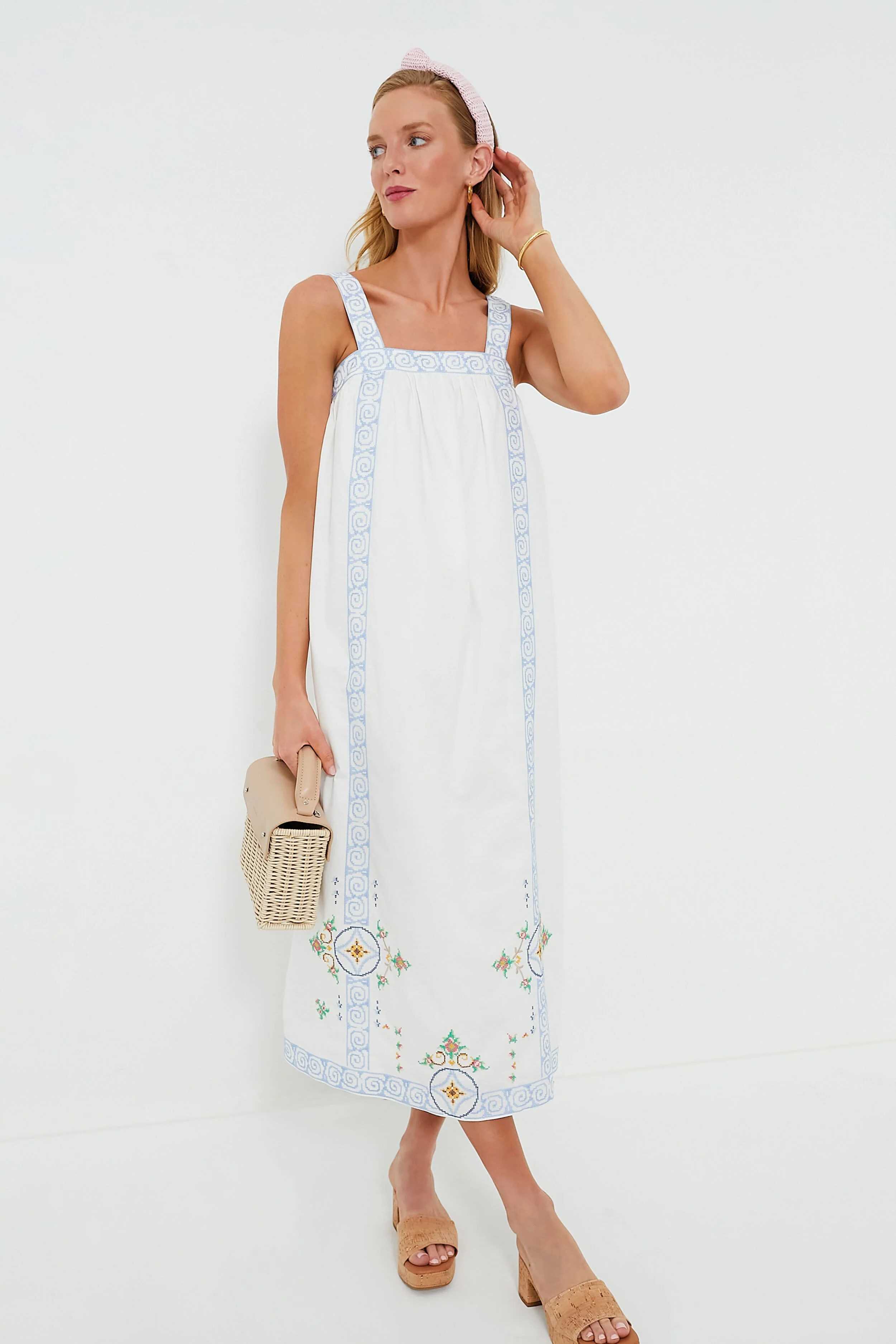 Mosaic Embroidery Sailor Dress | Tuckernuck (US)