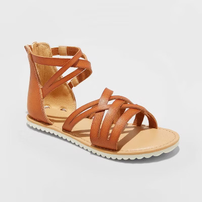 Girls' Kamora Ankle Strap Sandals - Cat & Jack™ | Target