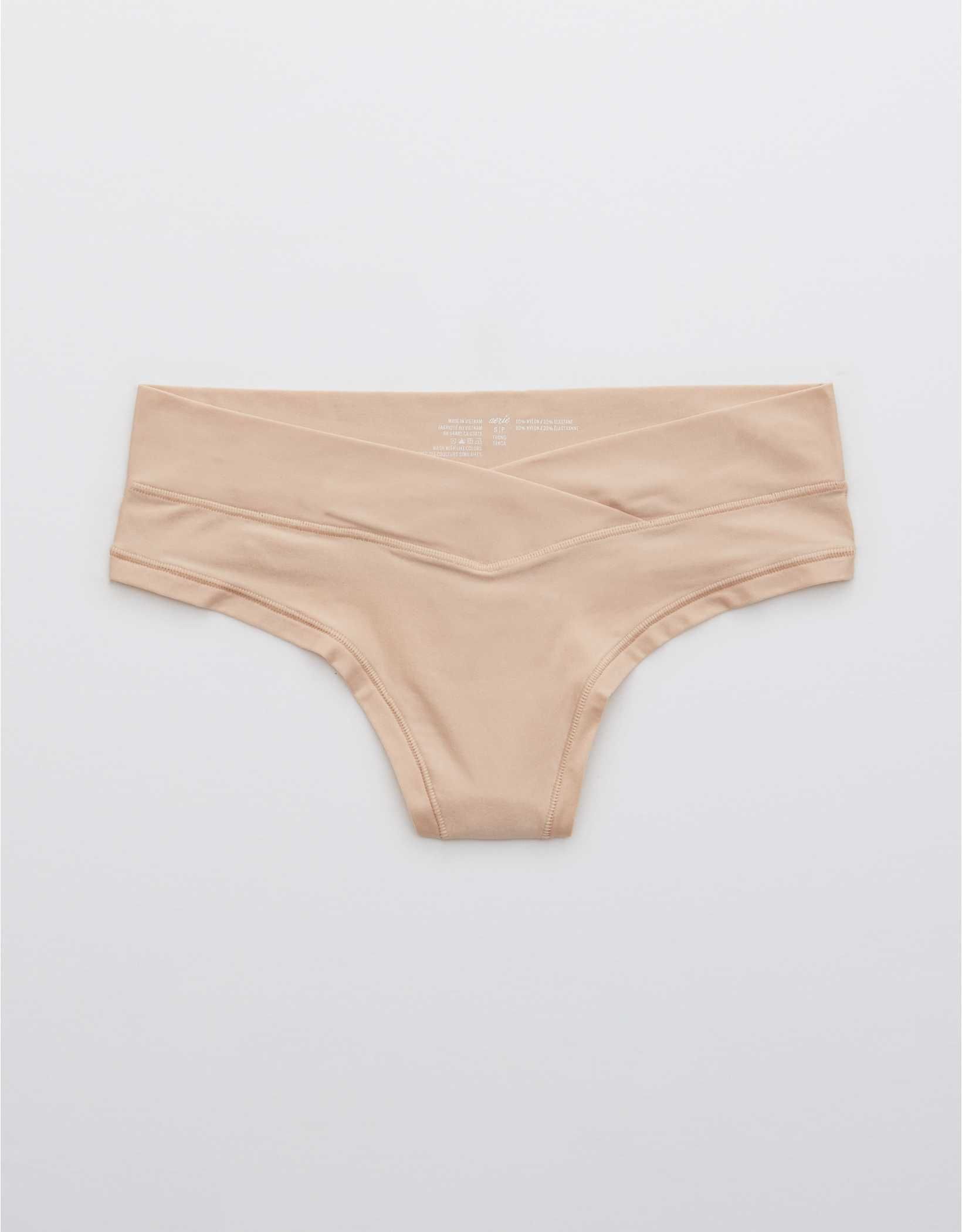 Aerie Real Me Crossover Thong Underwear | American Eagle Outfitters (US & CA)