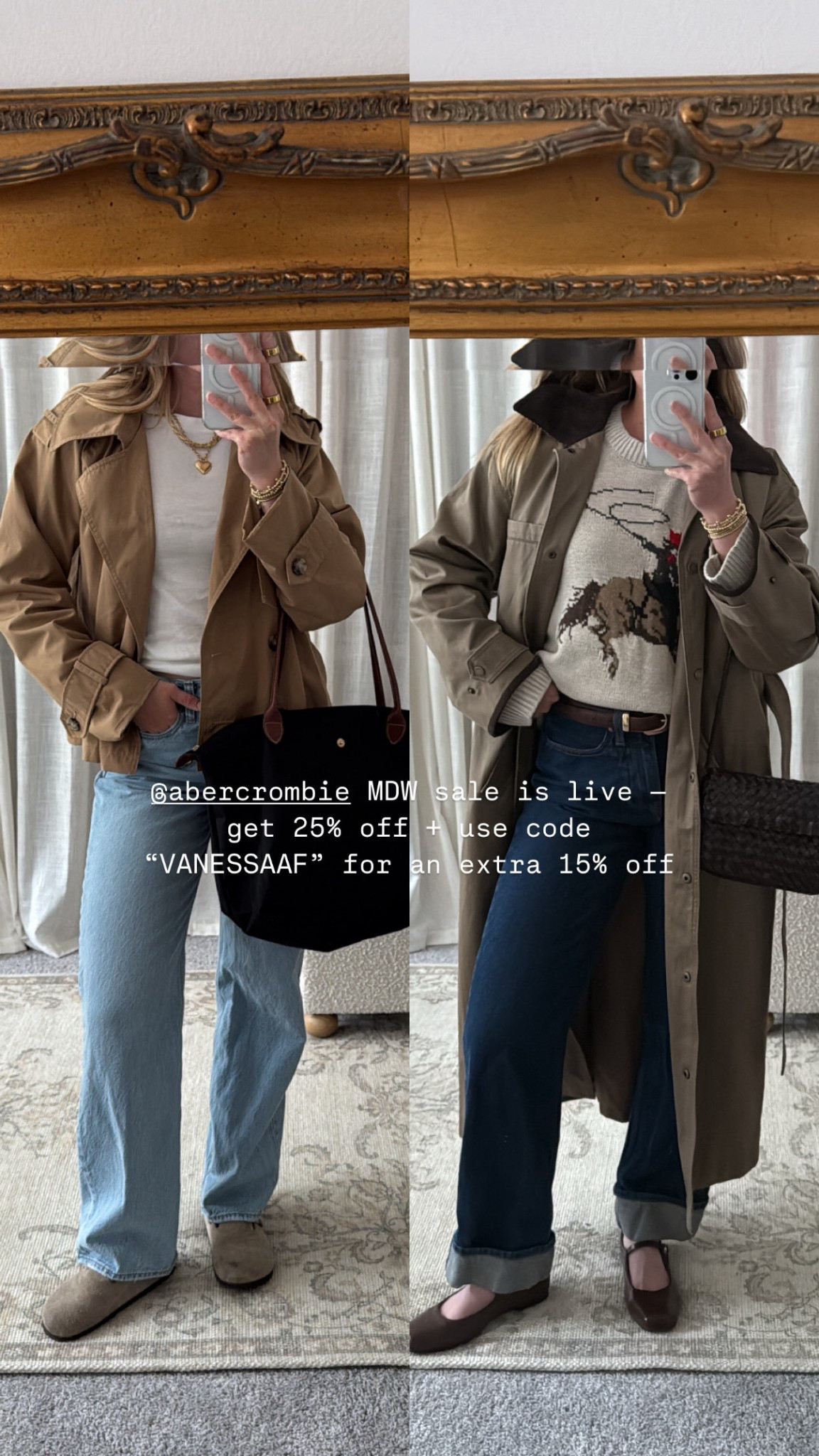 5/23/25 casual rainy outfit ideas 🫶🏼 @abercrombie #abercrombiepartner rainy day outfit idea, cropped trench coat outfit, abercrombie straight leg jeans, casual rainy weather outfit, birkenstock boston clogs look, comfy neutral outfit, transitional weather style, cozy layered outfit, spring rain outfit, easy rainy day look, practical but cute outfit, daytime casual outfit 2025, rainy night outfit, abercrombie jeans dinner look, long trench coat outfit, casual dinner outfit inspo, rainy weather layering, ballet flats outfit, abercrombie outfit for dinner, cozy but elevated look, classic neutral outfit, rainy evening outfit idea, casual going out outfit, layered dinner outfit
