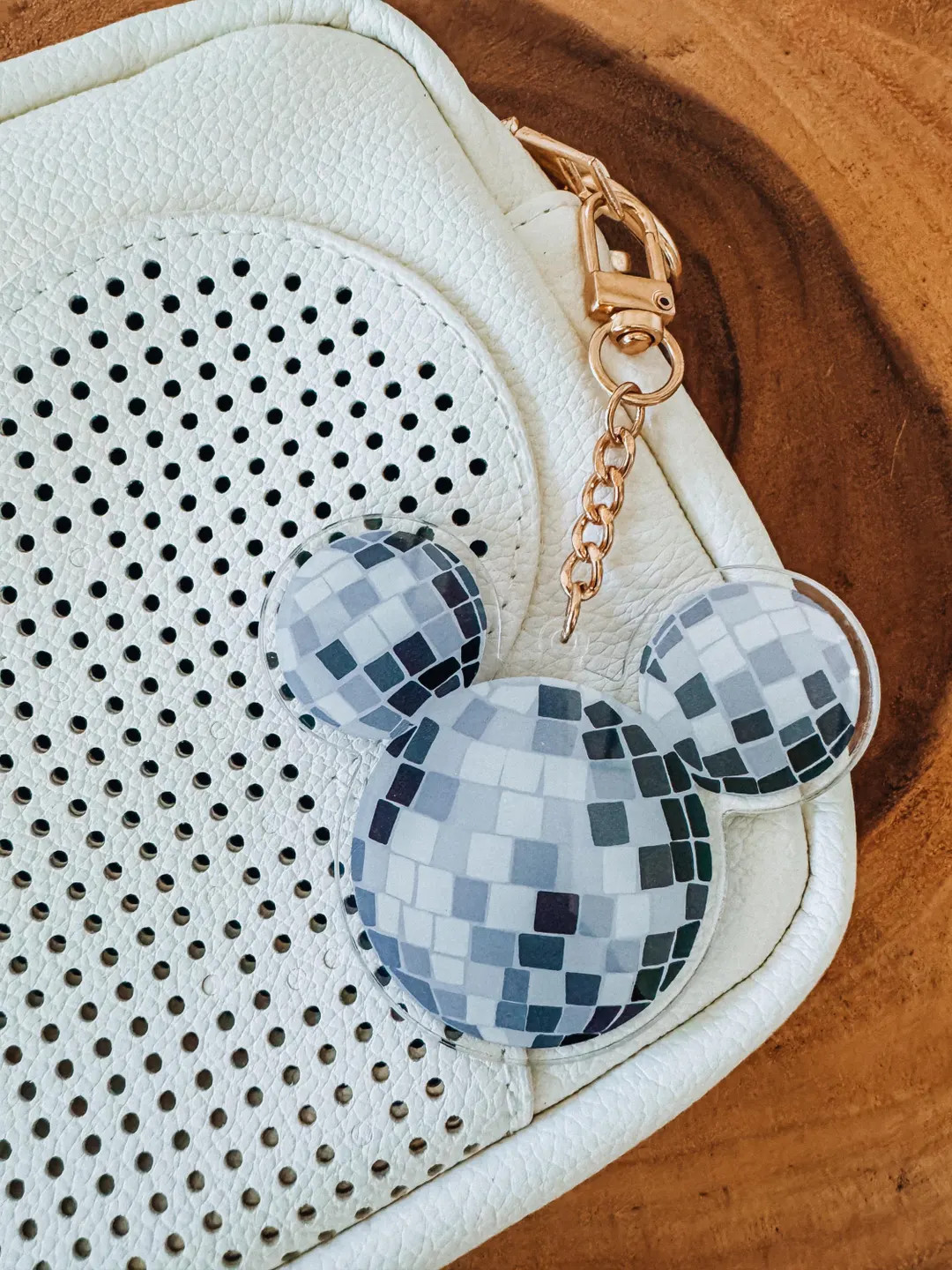 Magical Mouse Disco Ball Bag Charm | Double-Sided Acrylic Keychain | Theme Park Inspired Accessor... | Etsy (US)