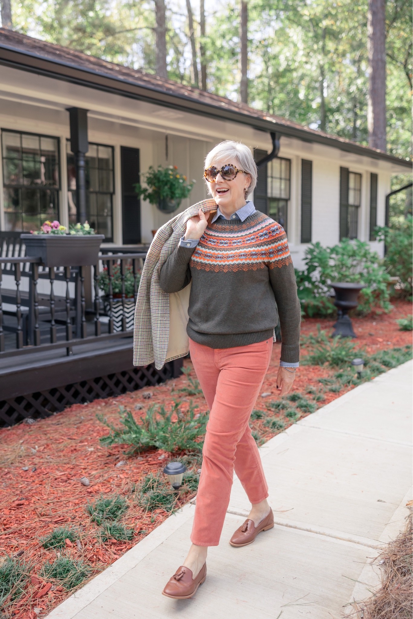 Classic Shetland Blazer - Rustling Plaid