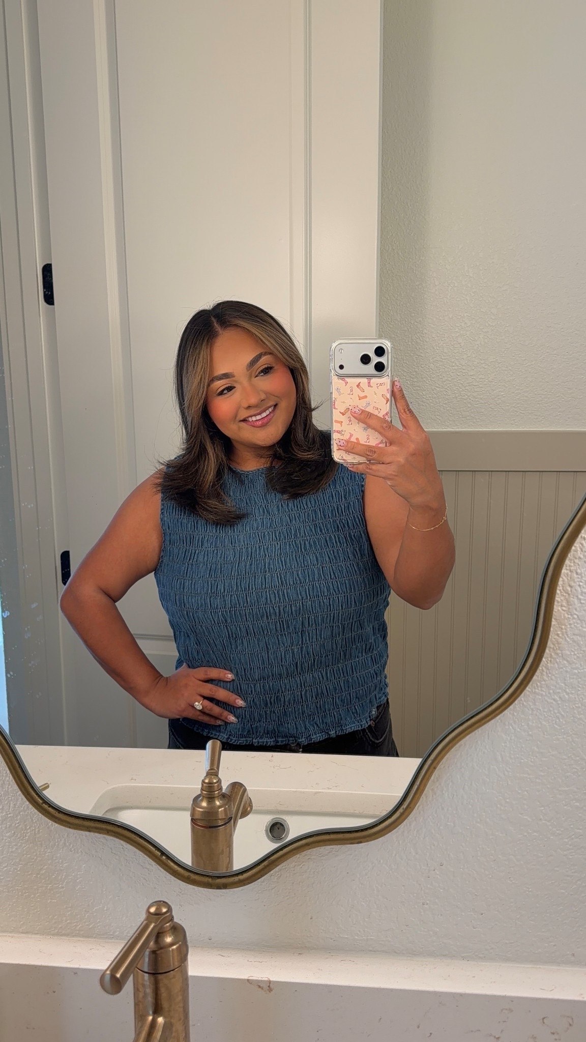 Jean top 🤎

#LTKPetite #LTKPlusSize