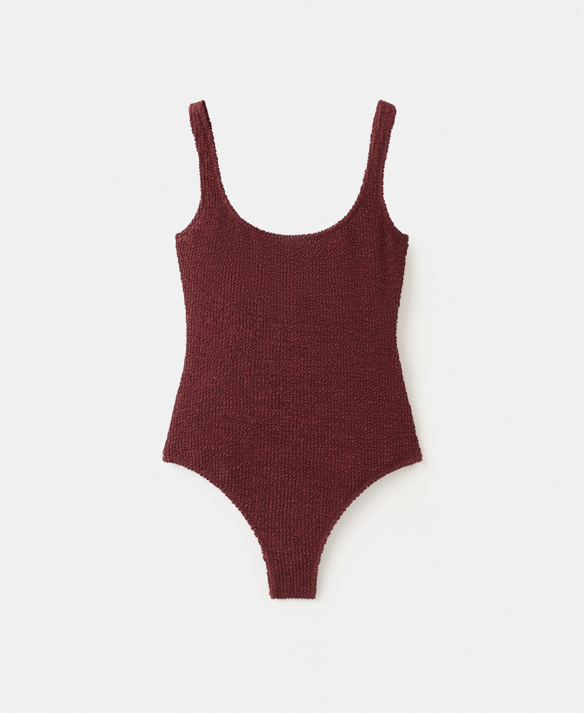 Mango Women's Textured Swimsuit - Russet | Macy's