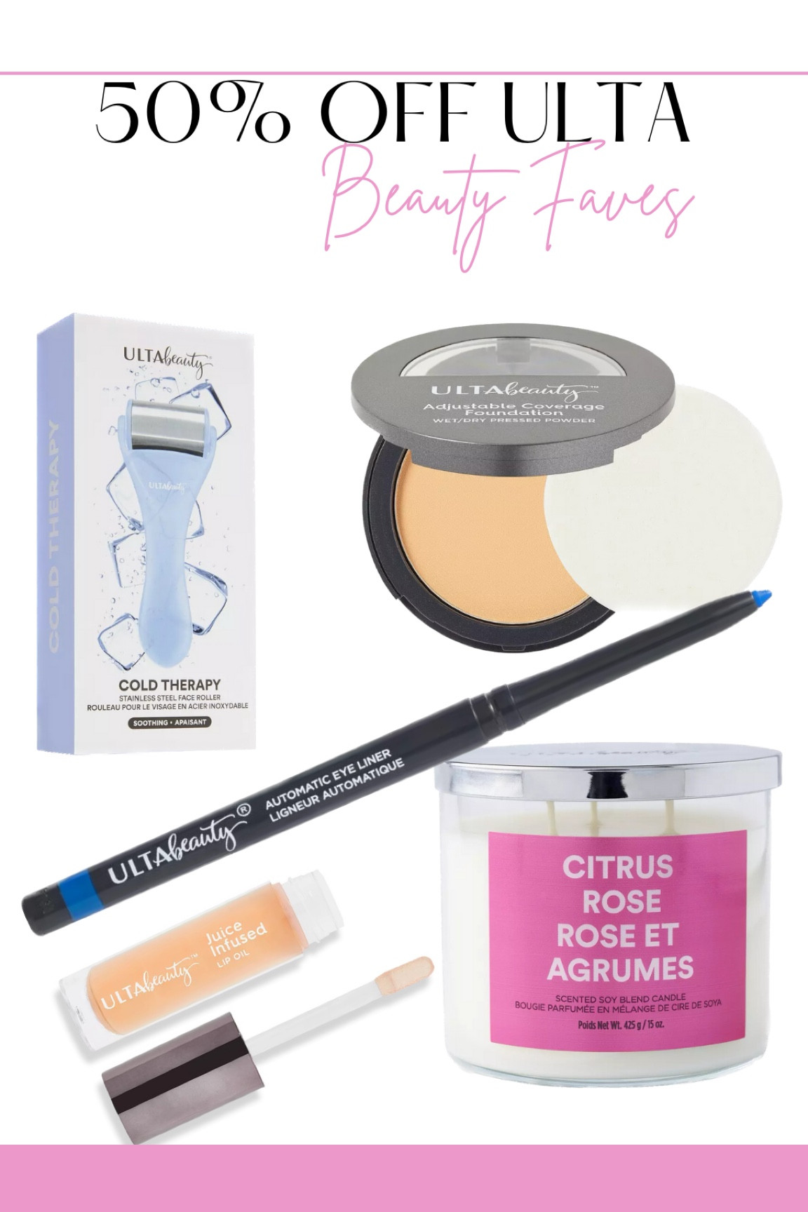 Faves at ulta on sale! 



Roller, eye liner, candle, foundation

#LTKFind #LTKsalealert #LTKbeauty