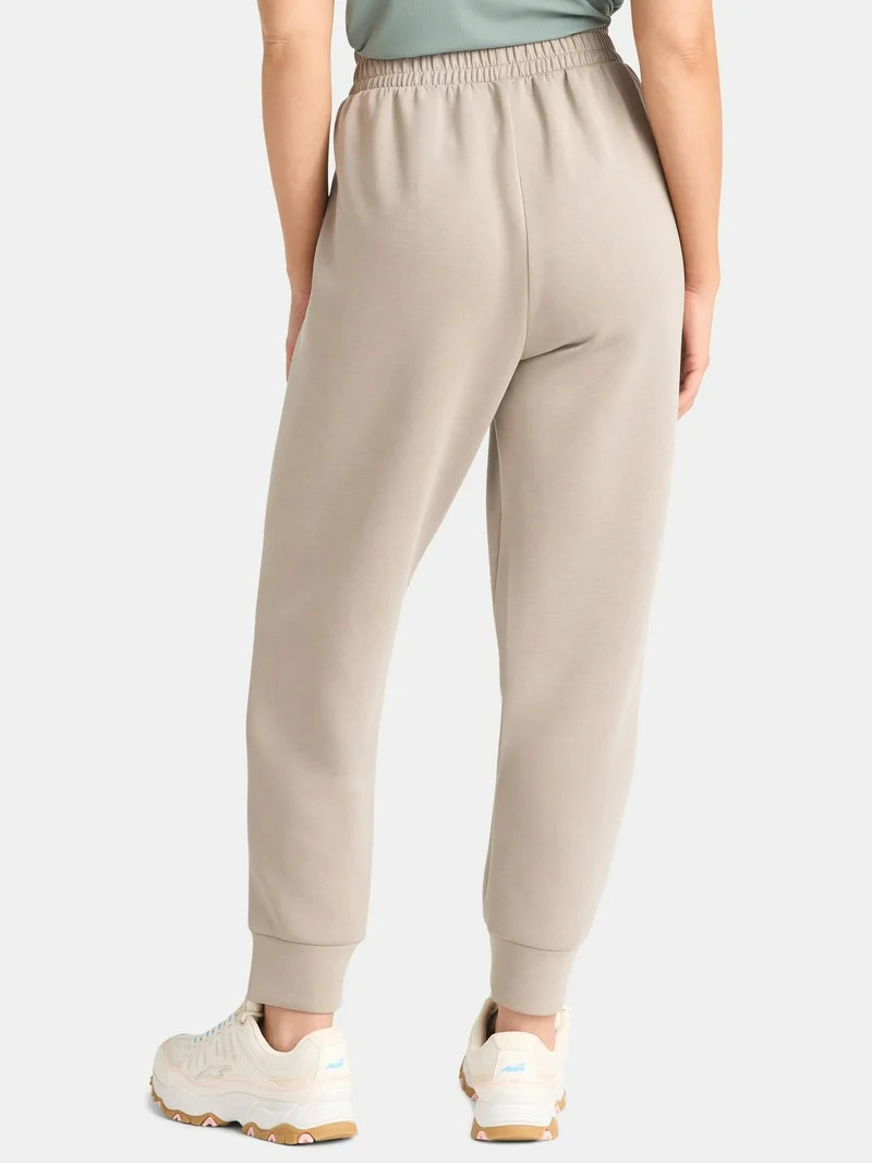Avia Women's Scuba Knit Pleat Joggers with Pockets, Size XS-4X | Walmart (US)