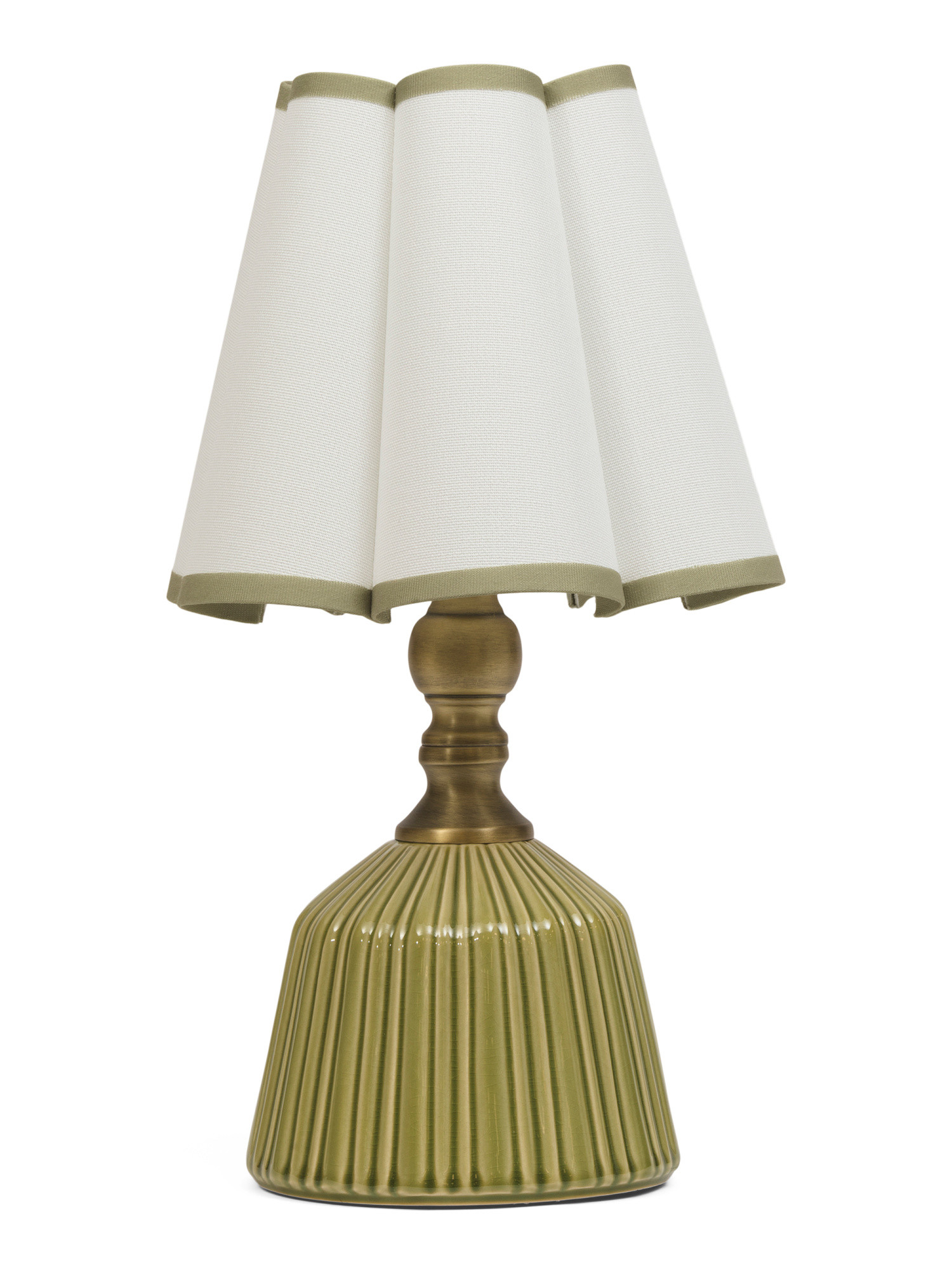 11x18 Pleated Shade Ceramic Andmetal Table Lamp | TJ Maxx