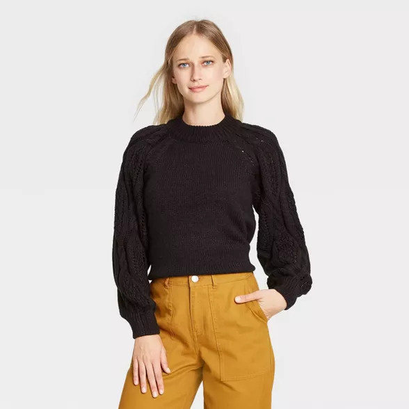 Women's Mock Turtleneck Pullover Sweater - Who What Wear™ | Target