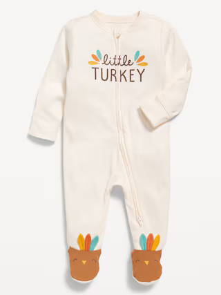 2-Way-Zip Sleep & Play Footed One-Piece for Baby | Old Navy (US)